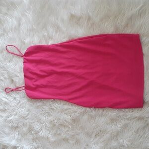 Charlotte Russe Barbiecore Hot Pink Mini Dress Size Small